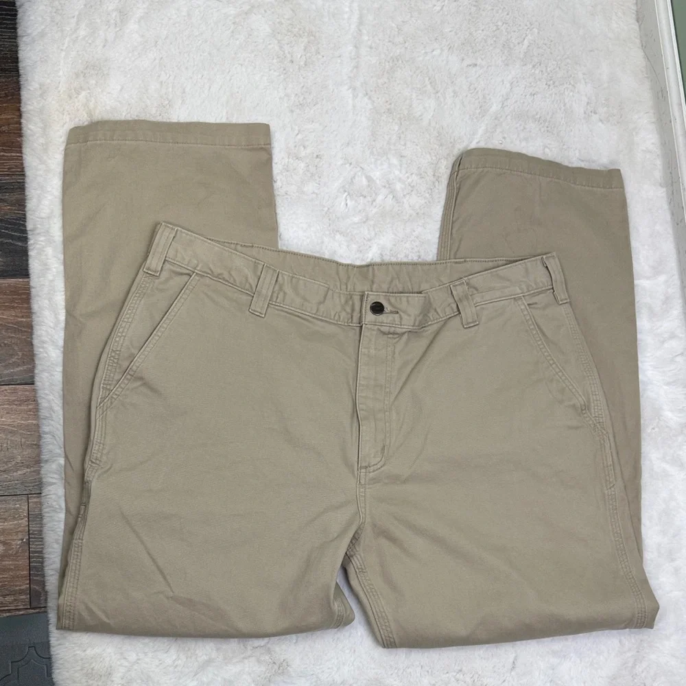 Carhartt Tan Pants 40x30 - Picture 1 of 14